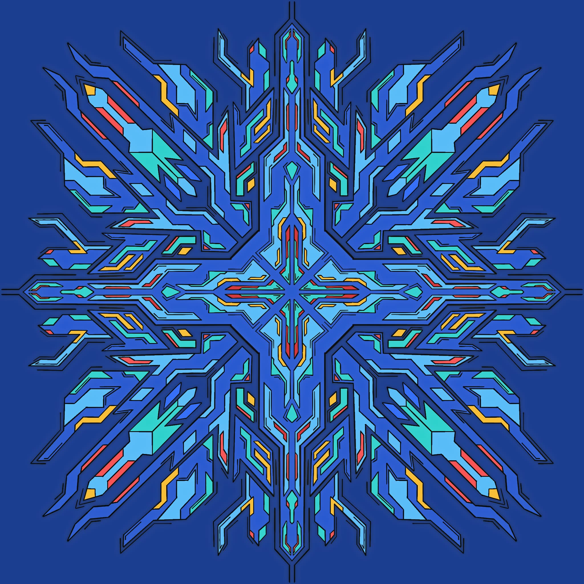 Blue Abstract
